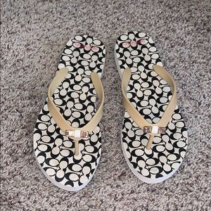 Coach pool sandal